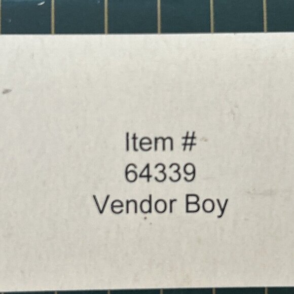 Vintage 1996 Coca Cola Town Square Collection Vendor Boy 64339 Christmas Village - Picture 4 of 16